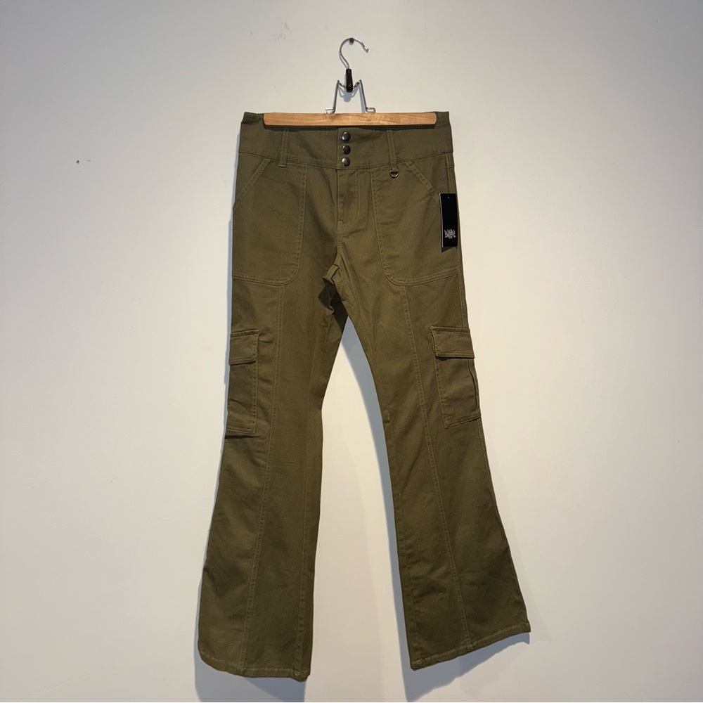 Empyre Green Cargo Flare Pants